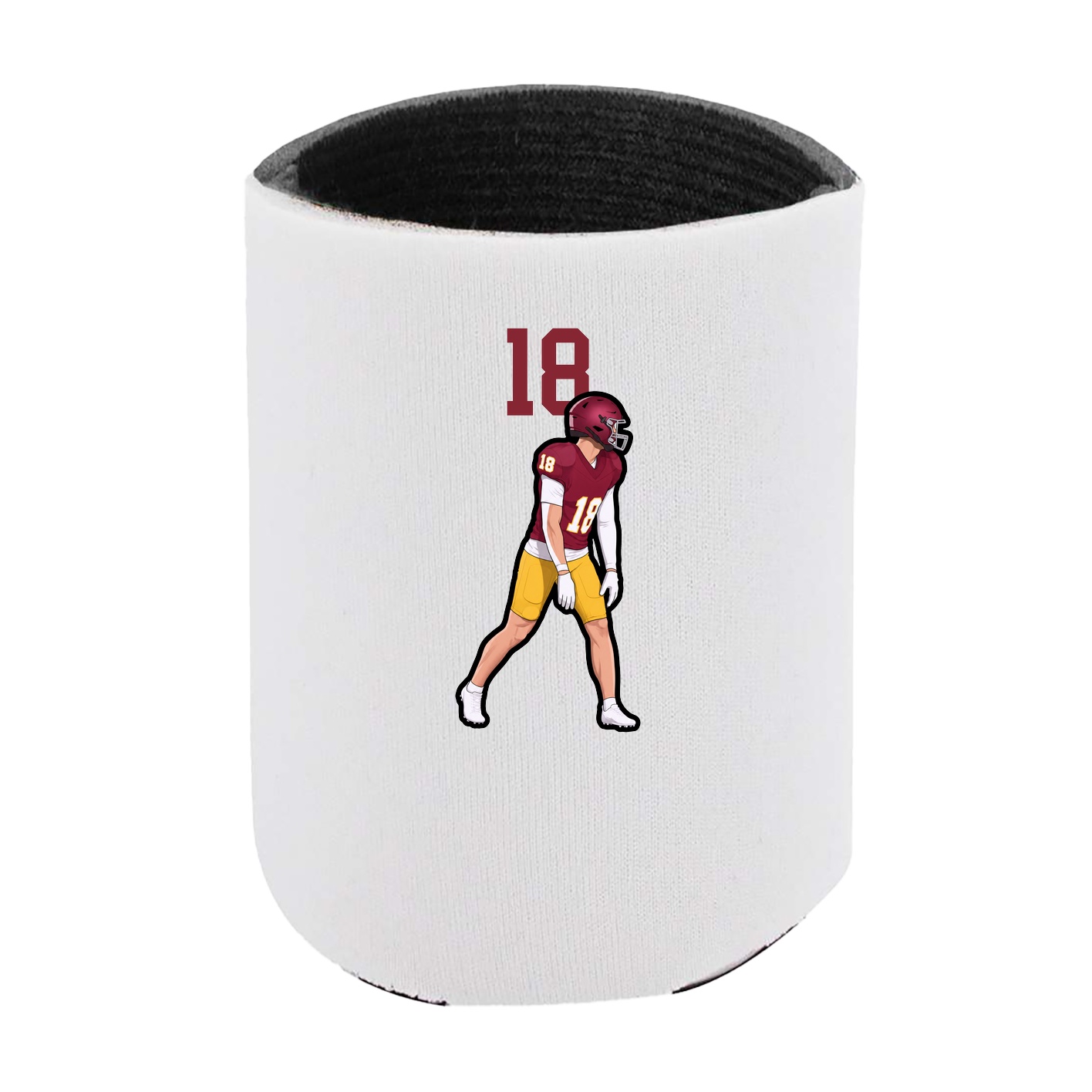 Can Holder — Number Top in White