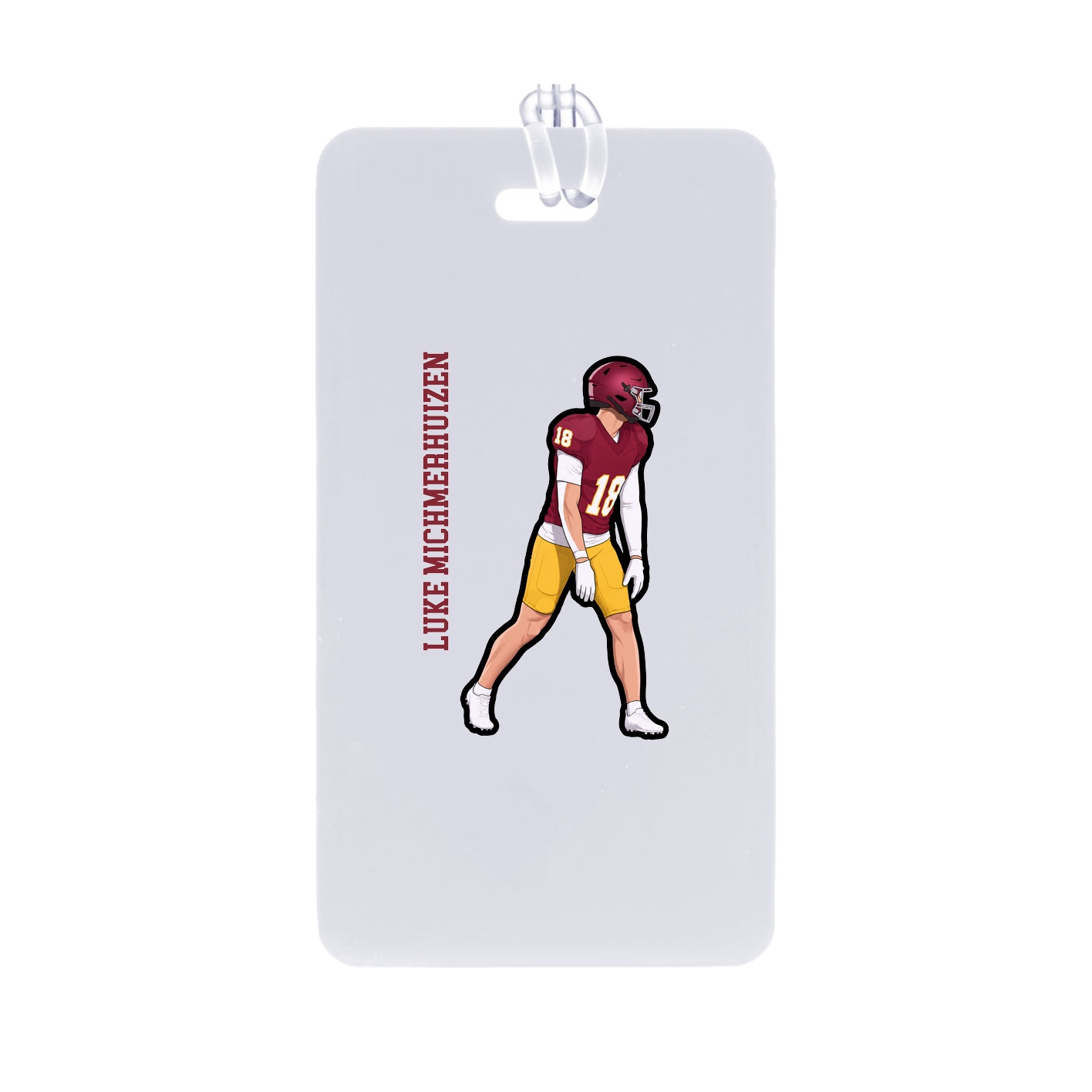 Bag Tag — Name Vertical in Classic