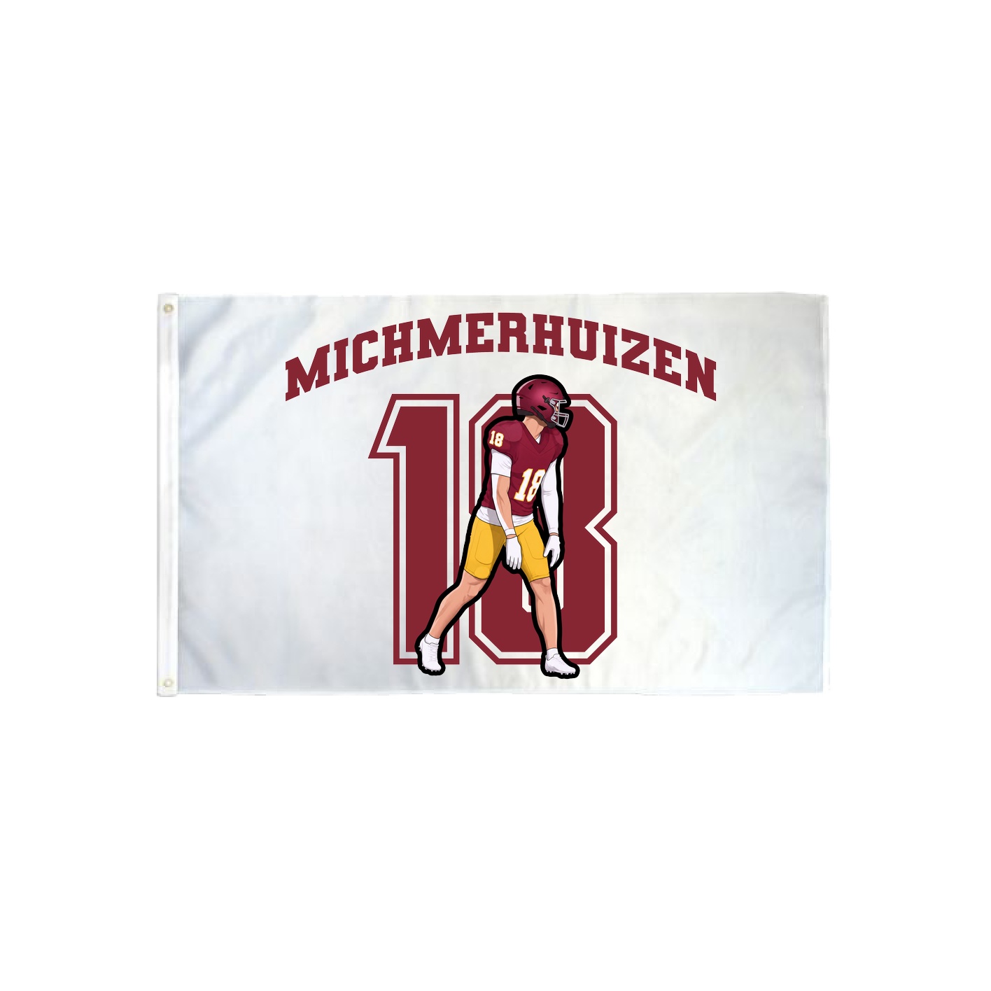 3x5 Flag — Number in Classic