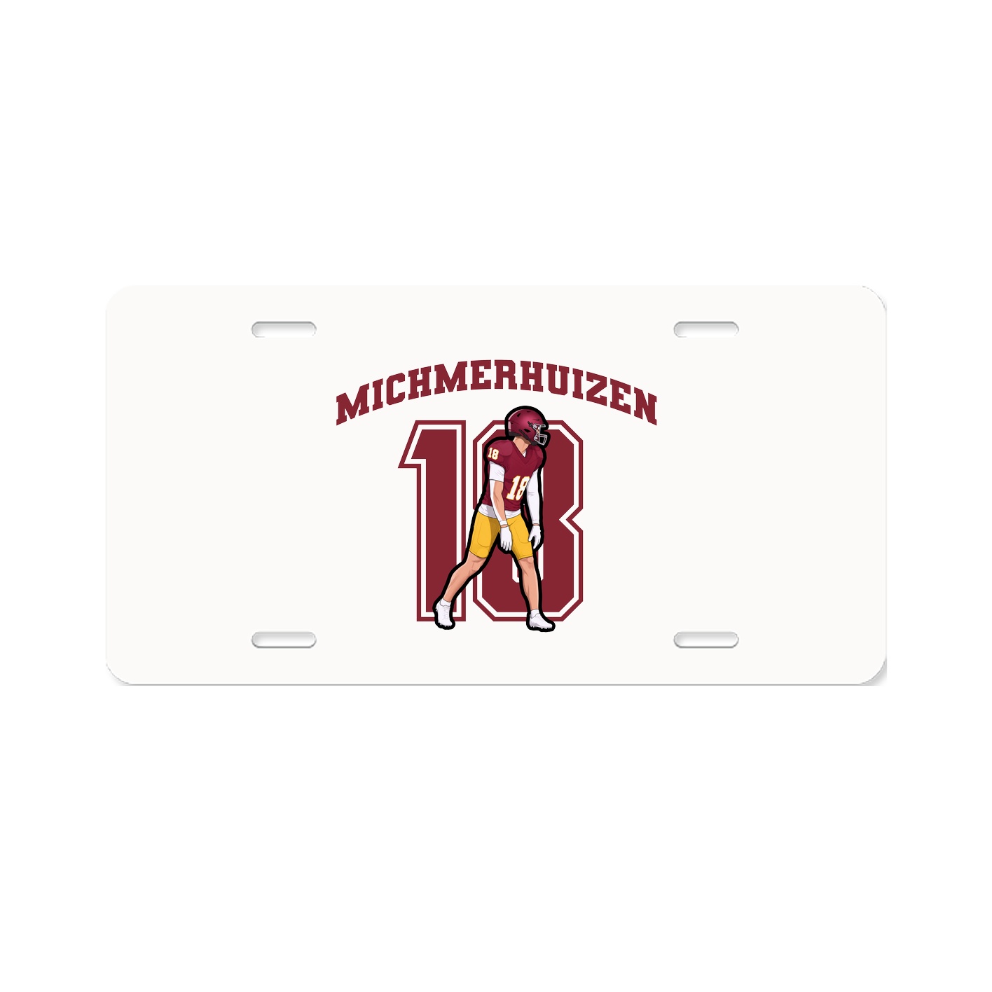 License Plate — Number in Classic