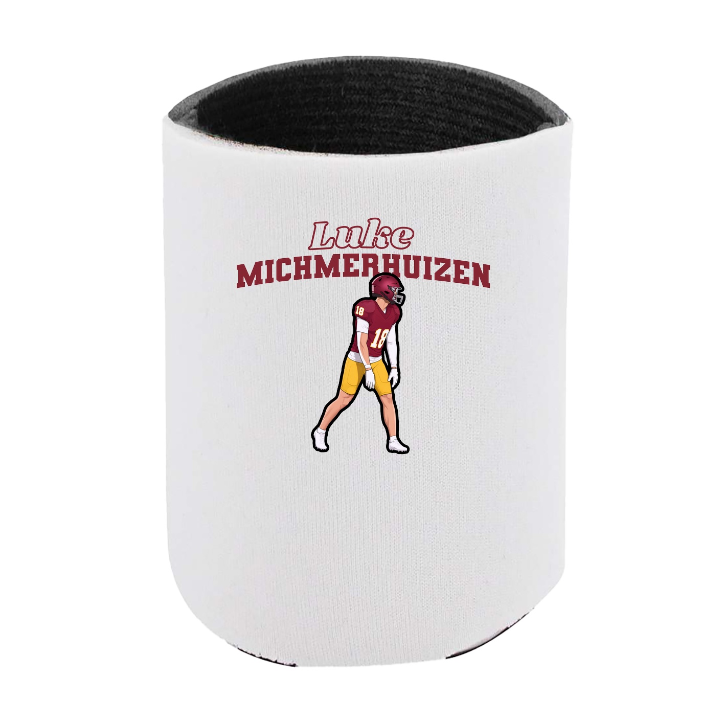 Can Holder — Name Arch in White