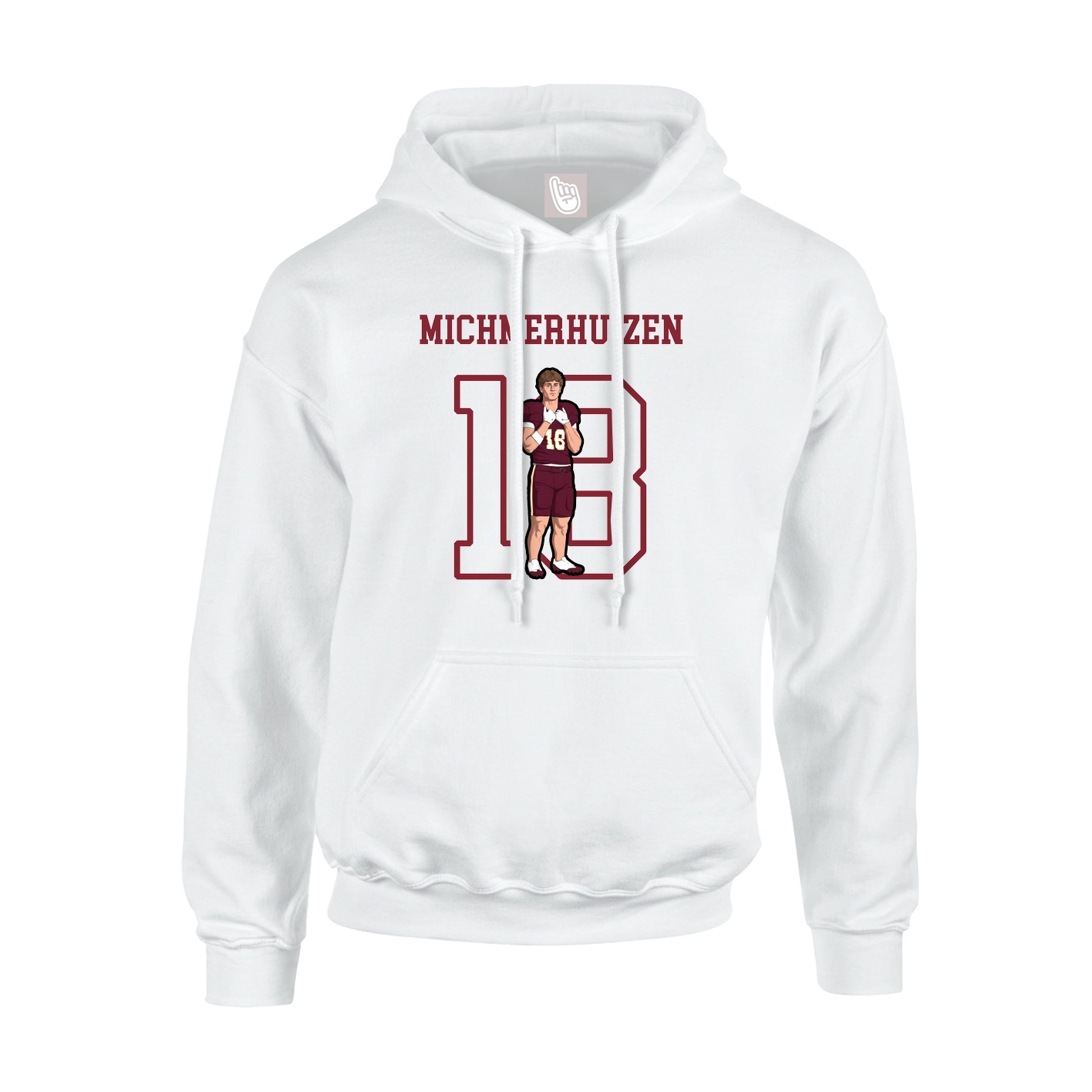 Hoodie — Shirsey in White