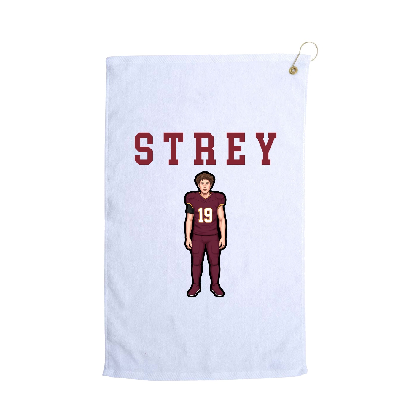 Golf Towel — Shirsey in White