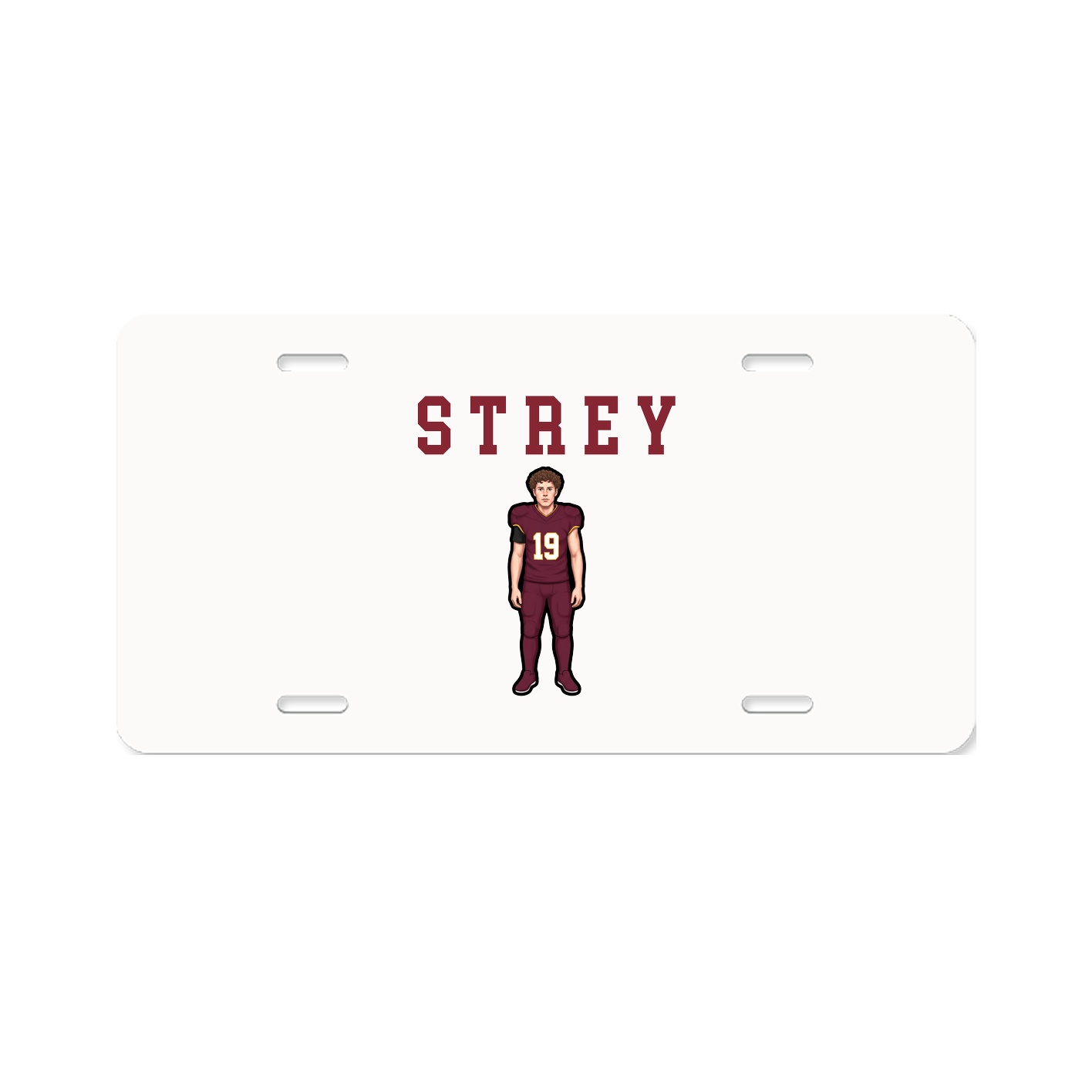 License Plate — Shirsey in Classic