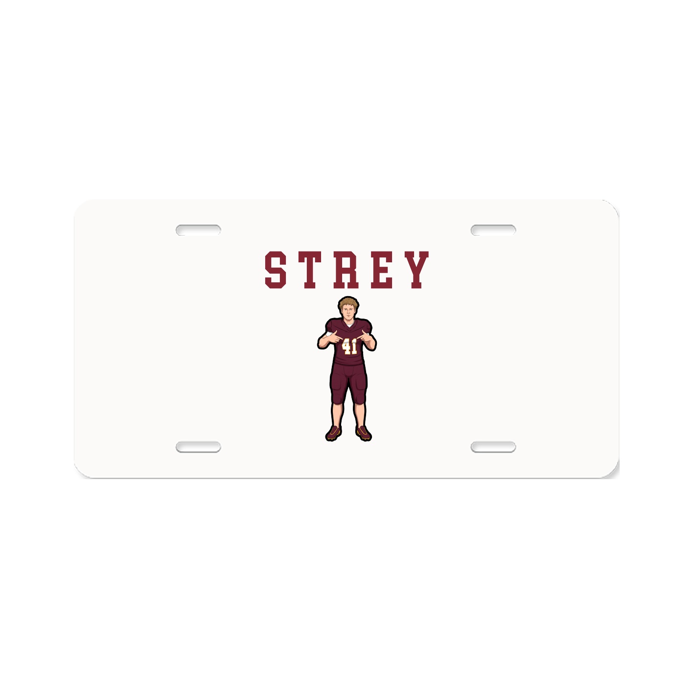 License Plate — Shirsey in Classic