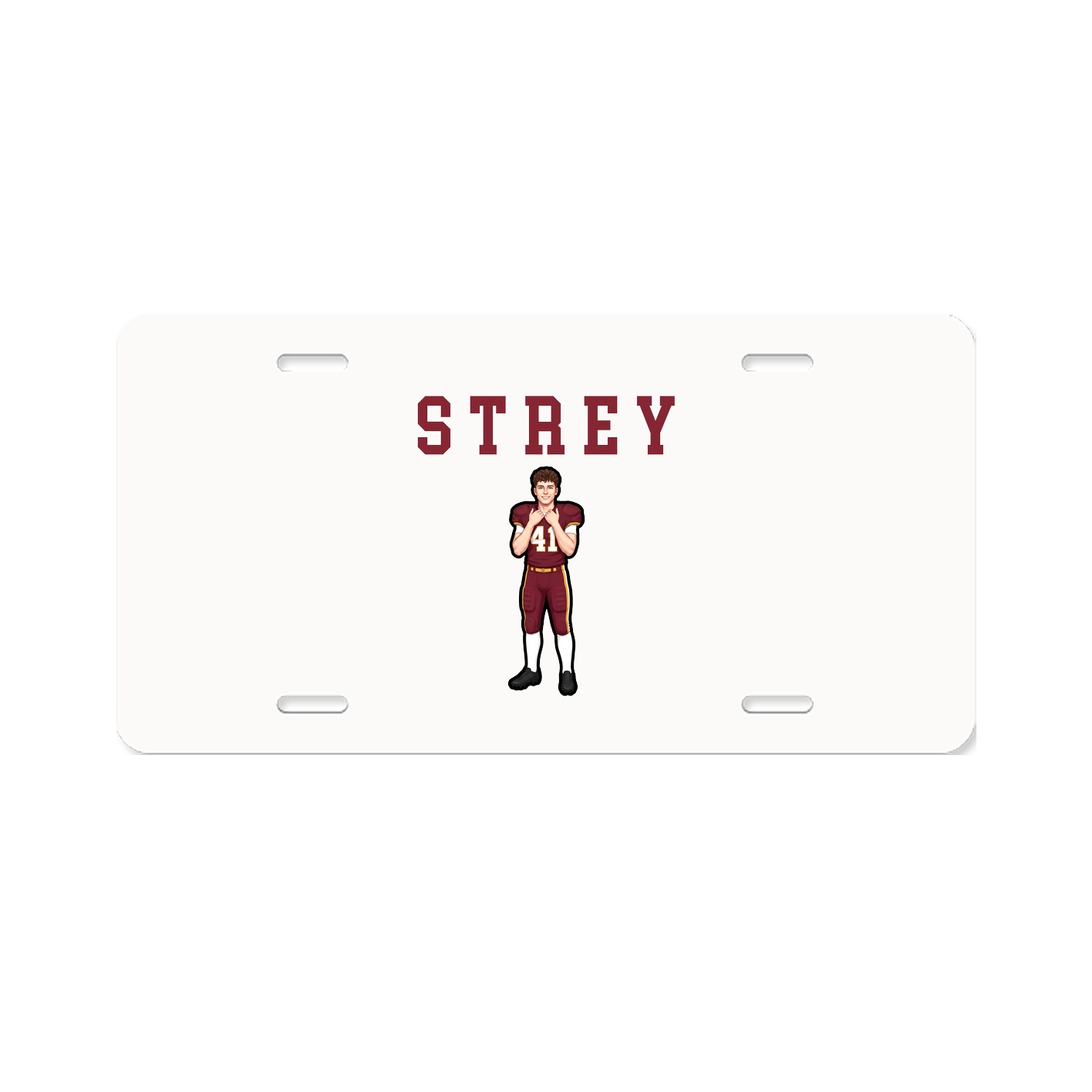 License Plate — Shirsey in Classic
