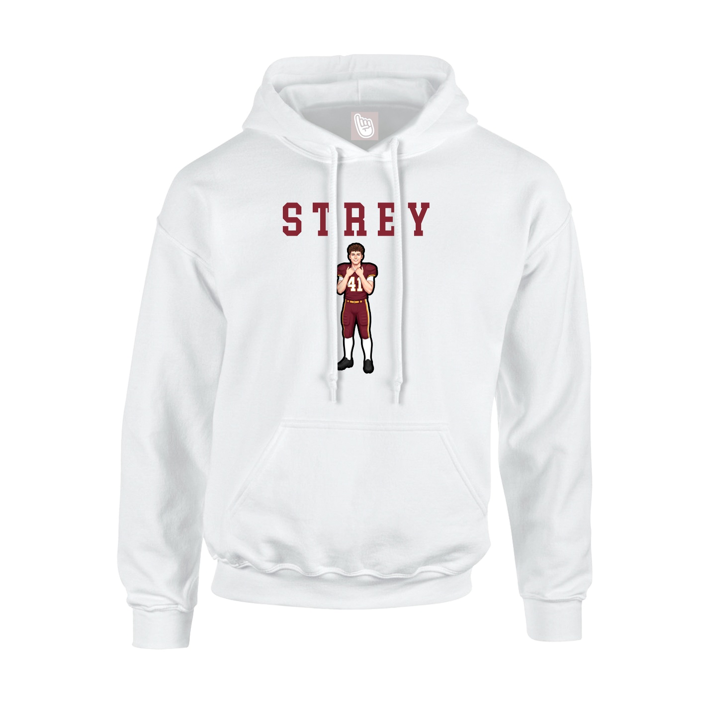 Youth Hoodie — Shirsey in White
