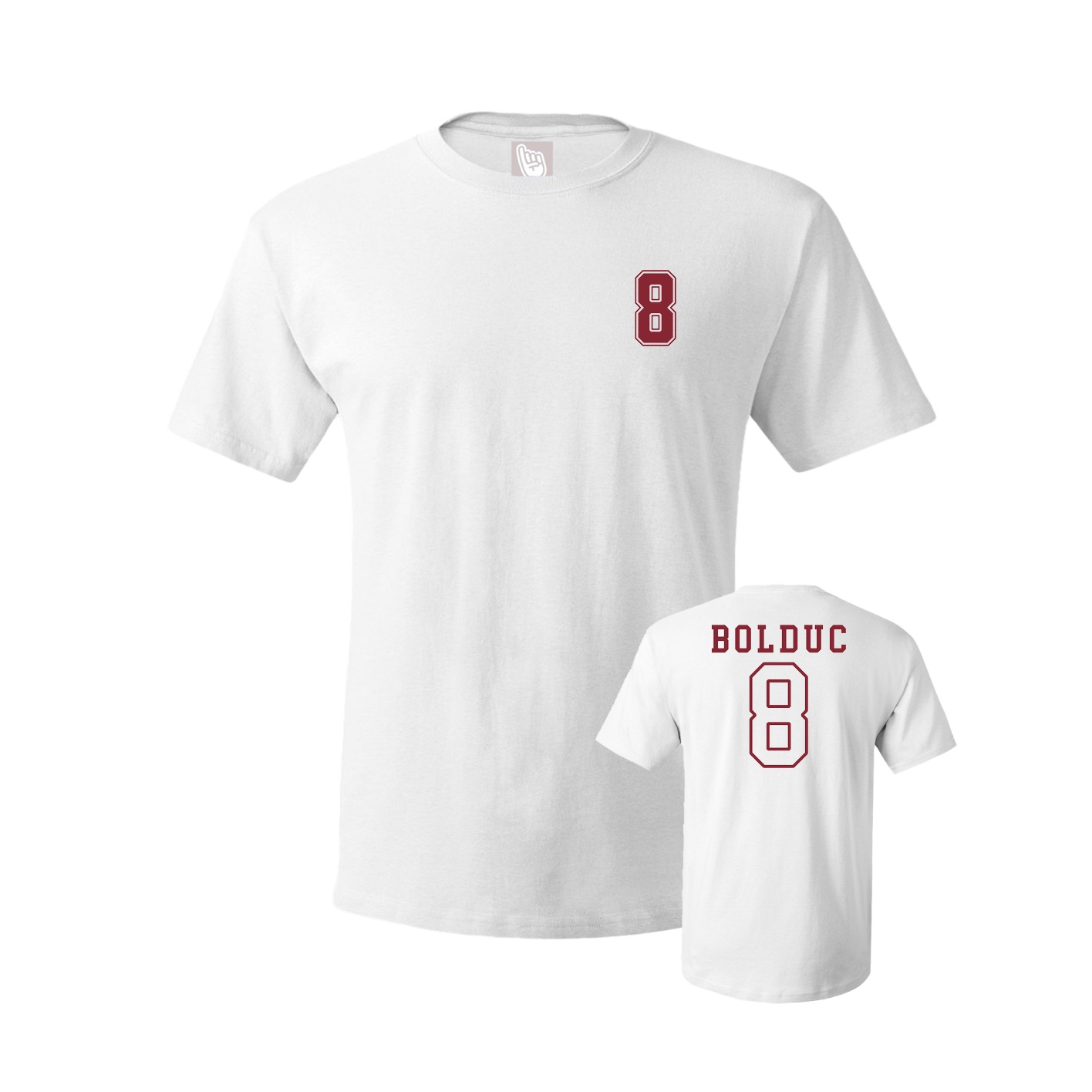 Youth Tee — Chest Back in White