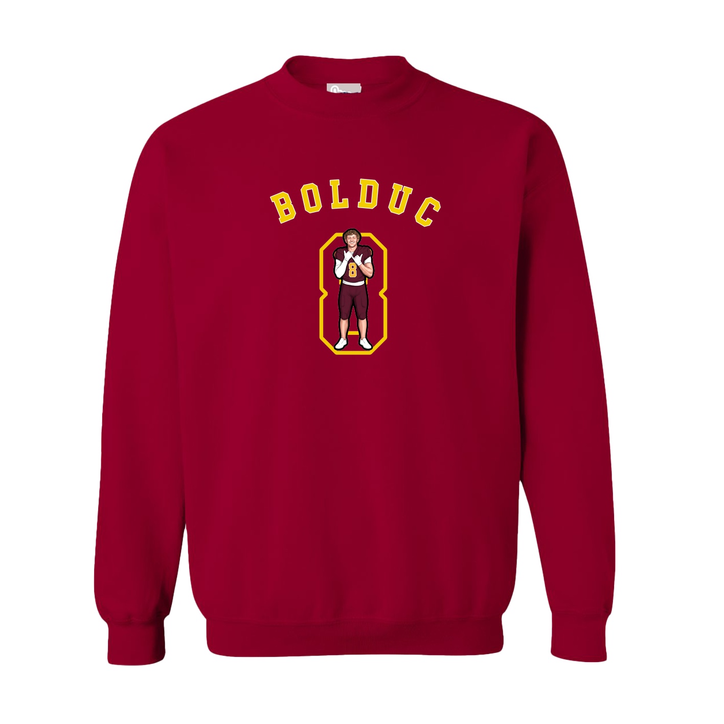 Fleece Crew — Shirsey Arch in Cardinal