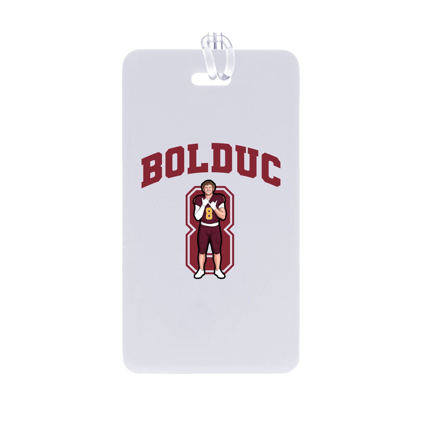 Bag Tag — Number in Classic