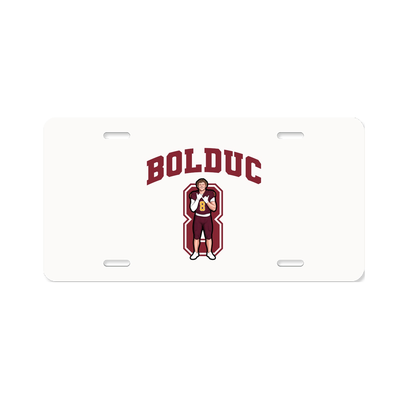 License Plate — Number in Classic