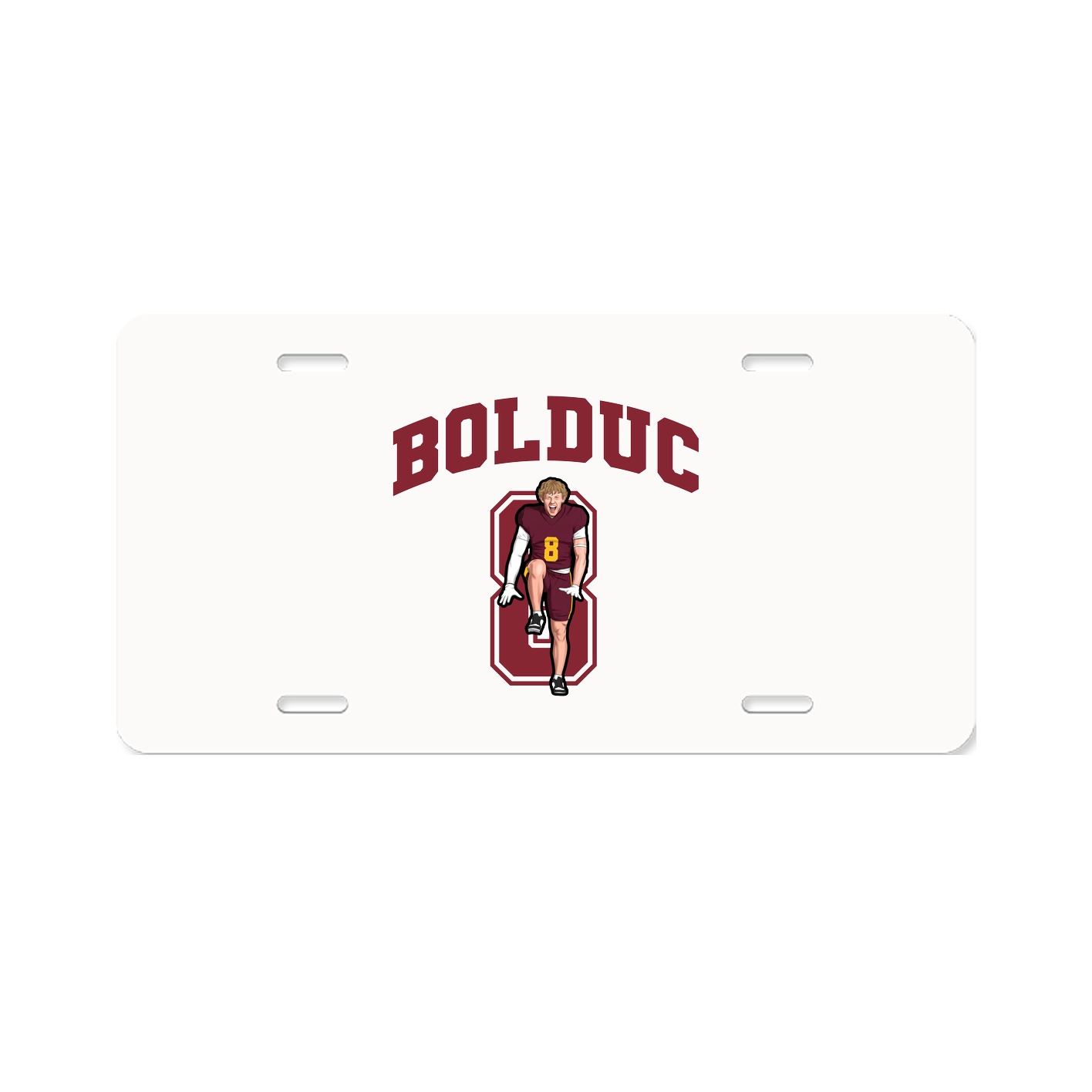License Plate — Number in Classic