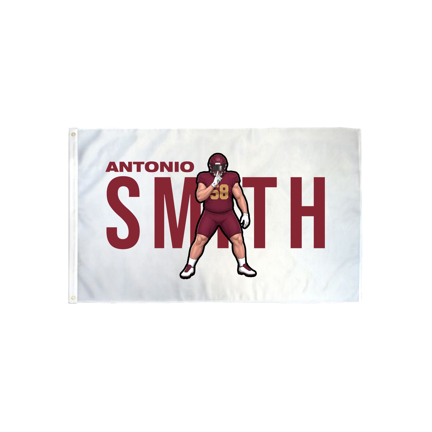 3x5 Flag — Player Name in Classic