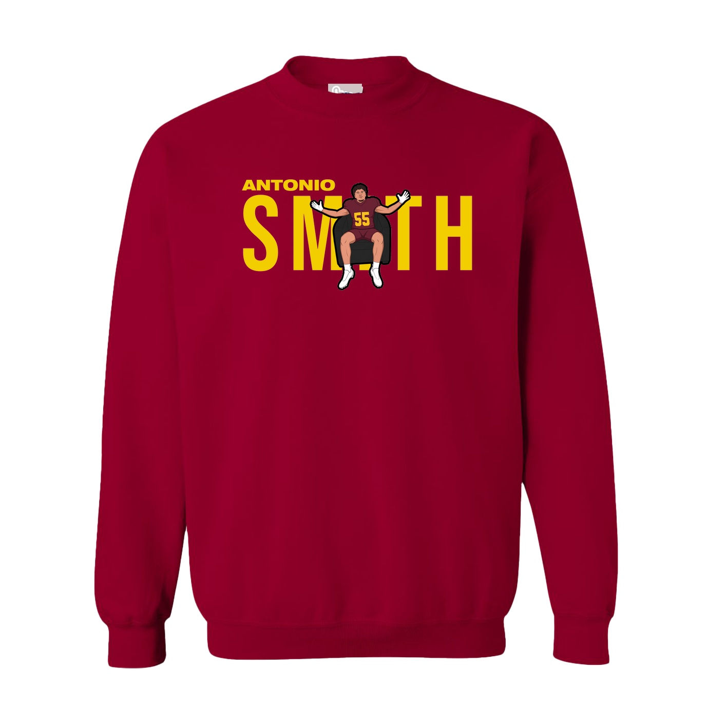 Fleece Crew — Player Name in Cardinal