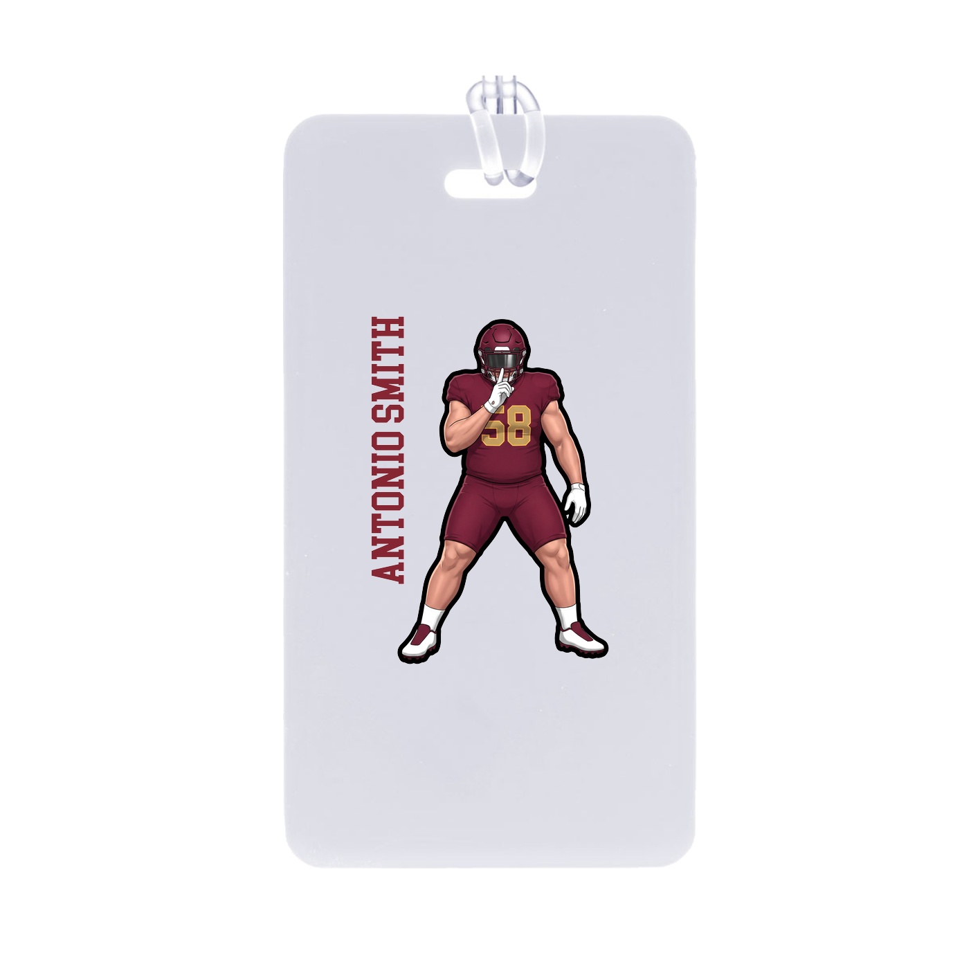 Bag Tag — Name Vertical in Classic