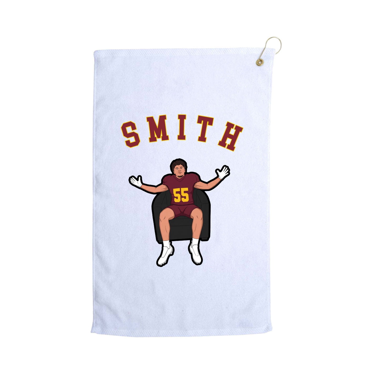 Golf Towel — Shirsey Arch in White
