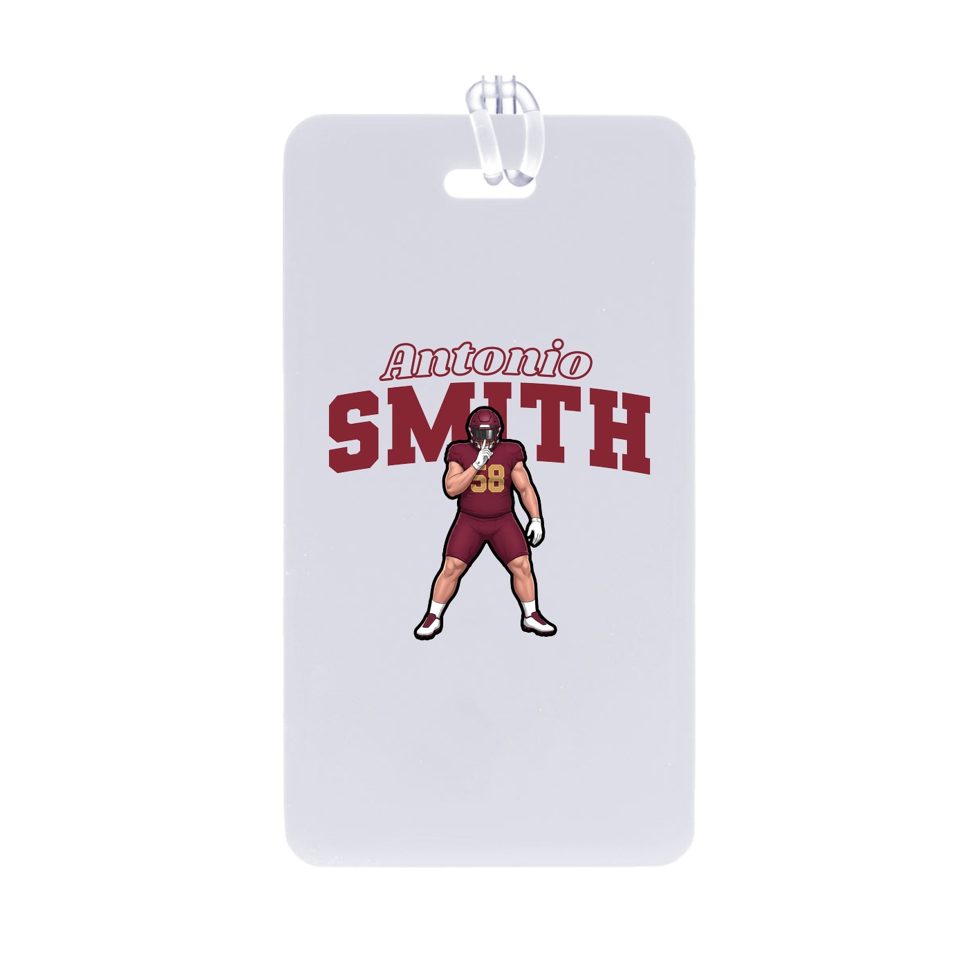 Bag Tag — Name Arch in Classic