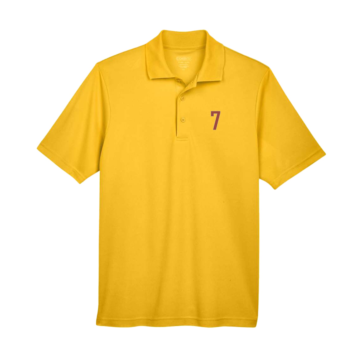 Performance Polo — Front Shirsy in Gold