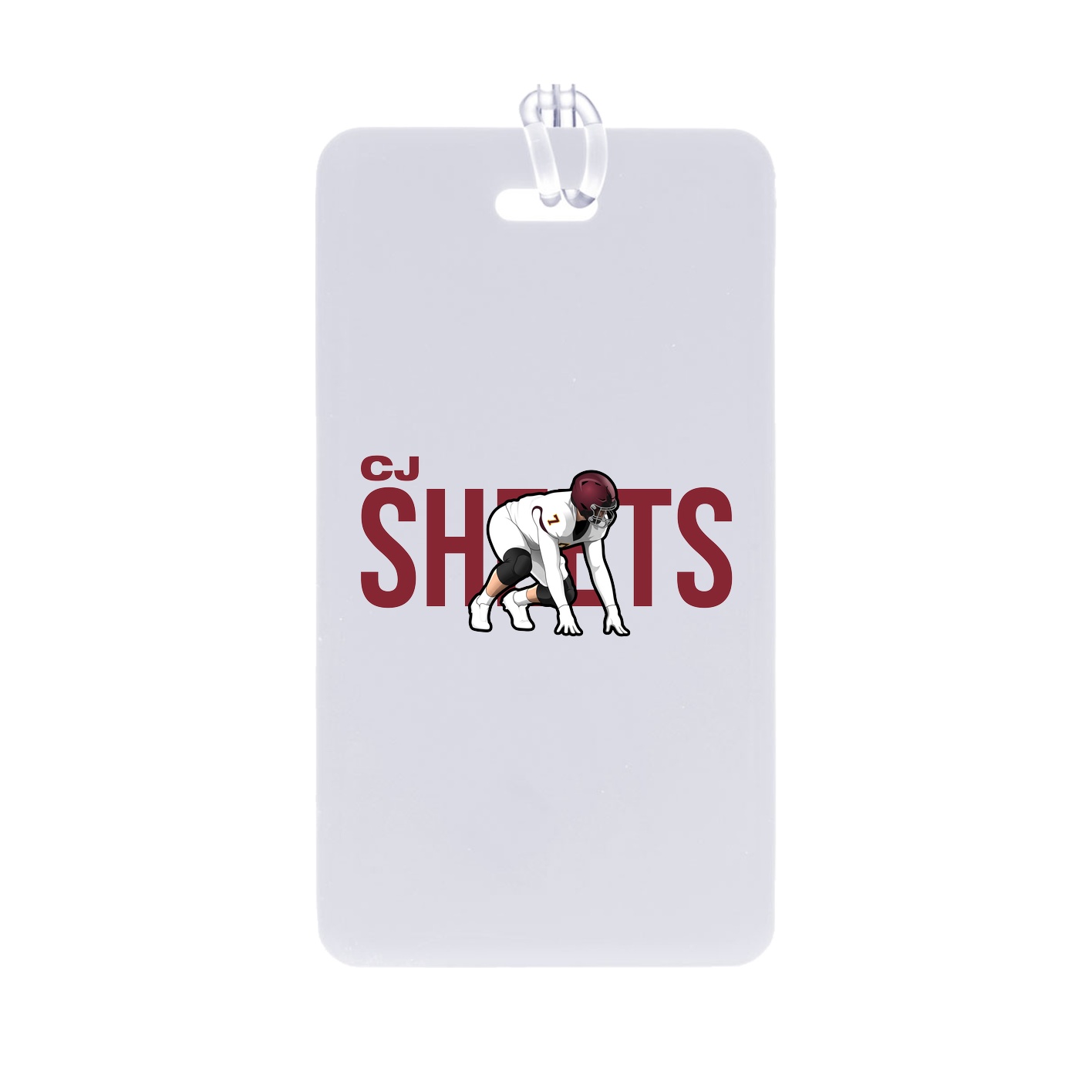 Bag Tag — Player Name in Classic