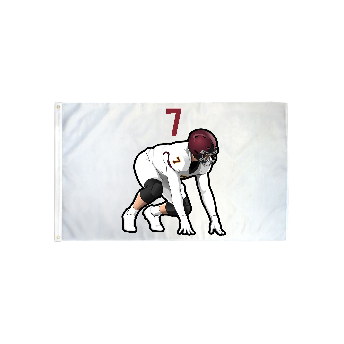 3x5 Flag — Number Top in Classic