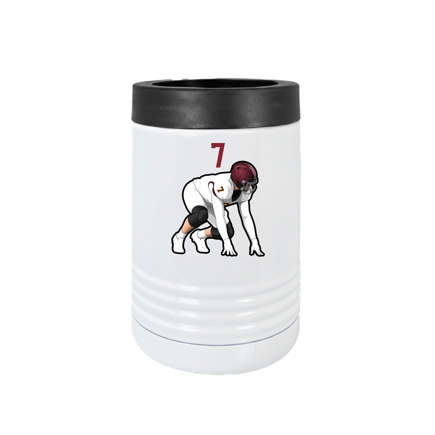 Beverage Holder — Number Top in White