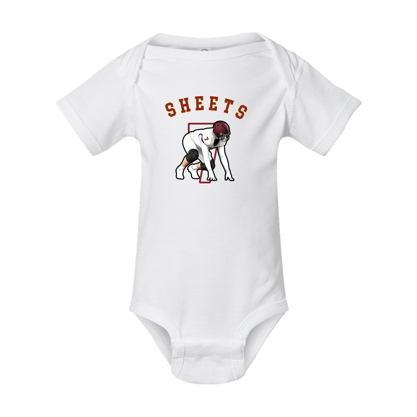 Baby Onesie — Shirsey Arch in White