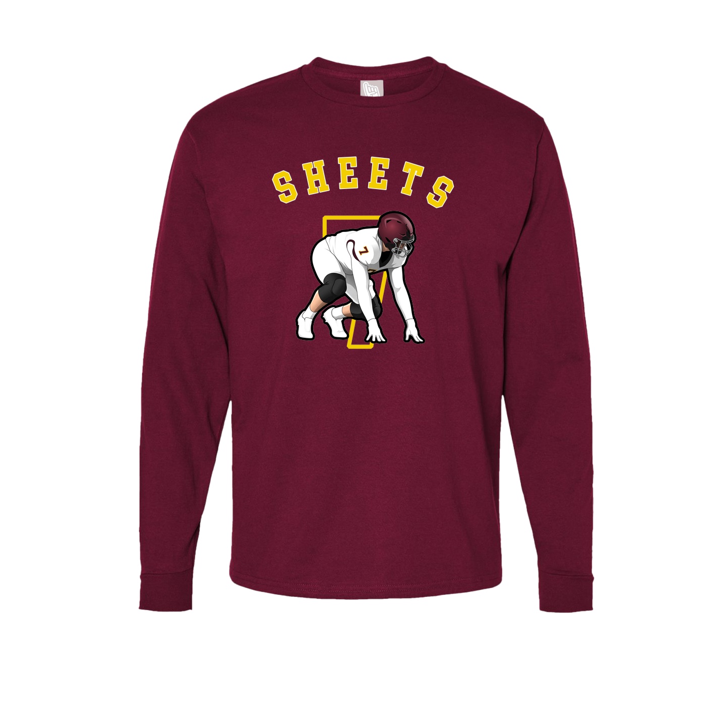 Long Sleeve Tee — Shirsey Arch in Cardinal