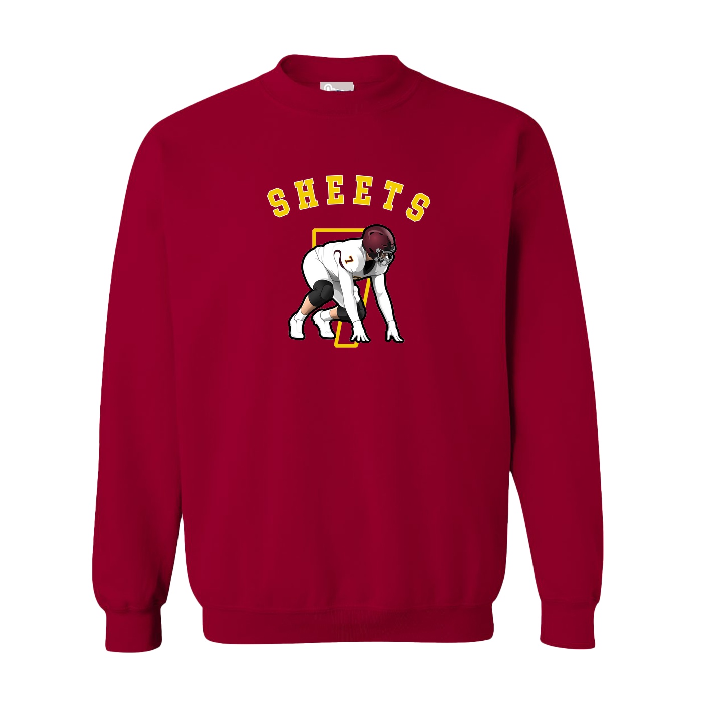 Fleece Crew — Shirsey Arch in Cardinal