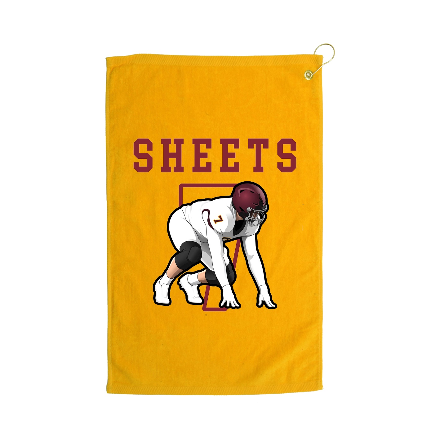 Golf Towel — Shirsey in Gold