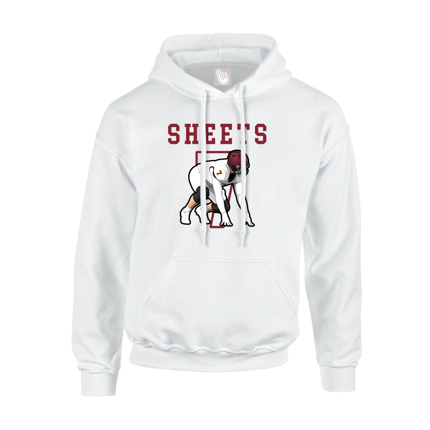 Youth Hoodie — Shirsey in White