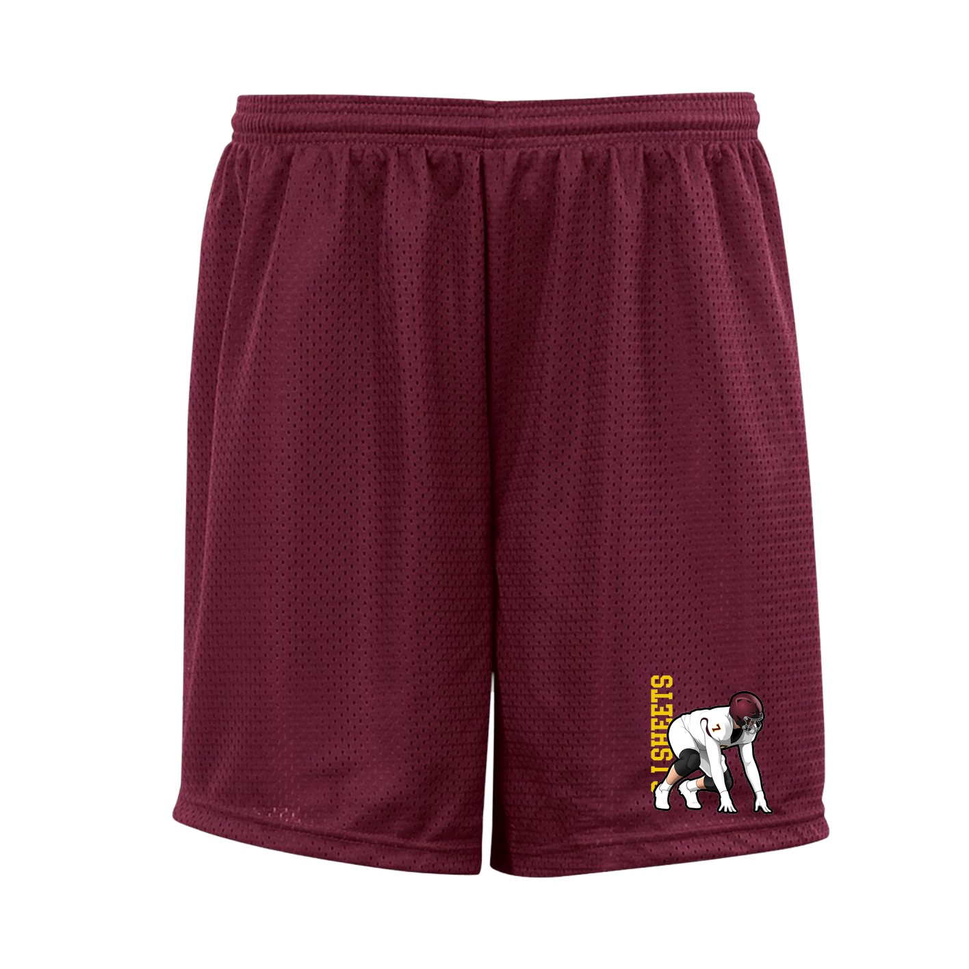 Shorts — Name Vertical in Cardinal