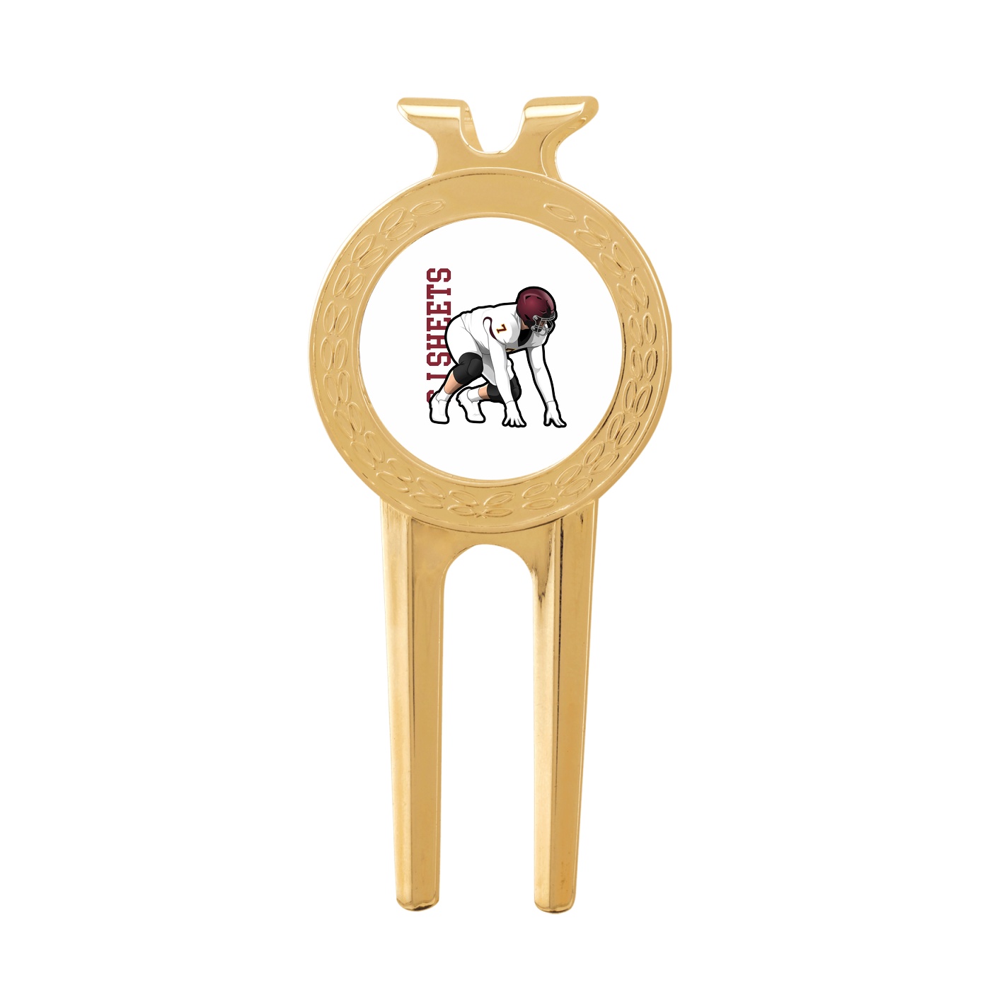 Divot Tool with Ball Marker — Name Vertical in Classic
