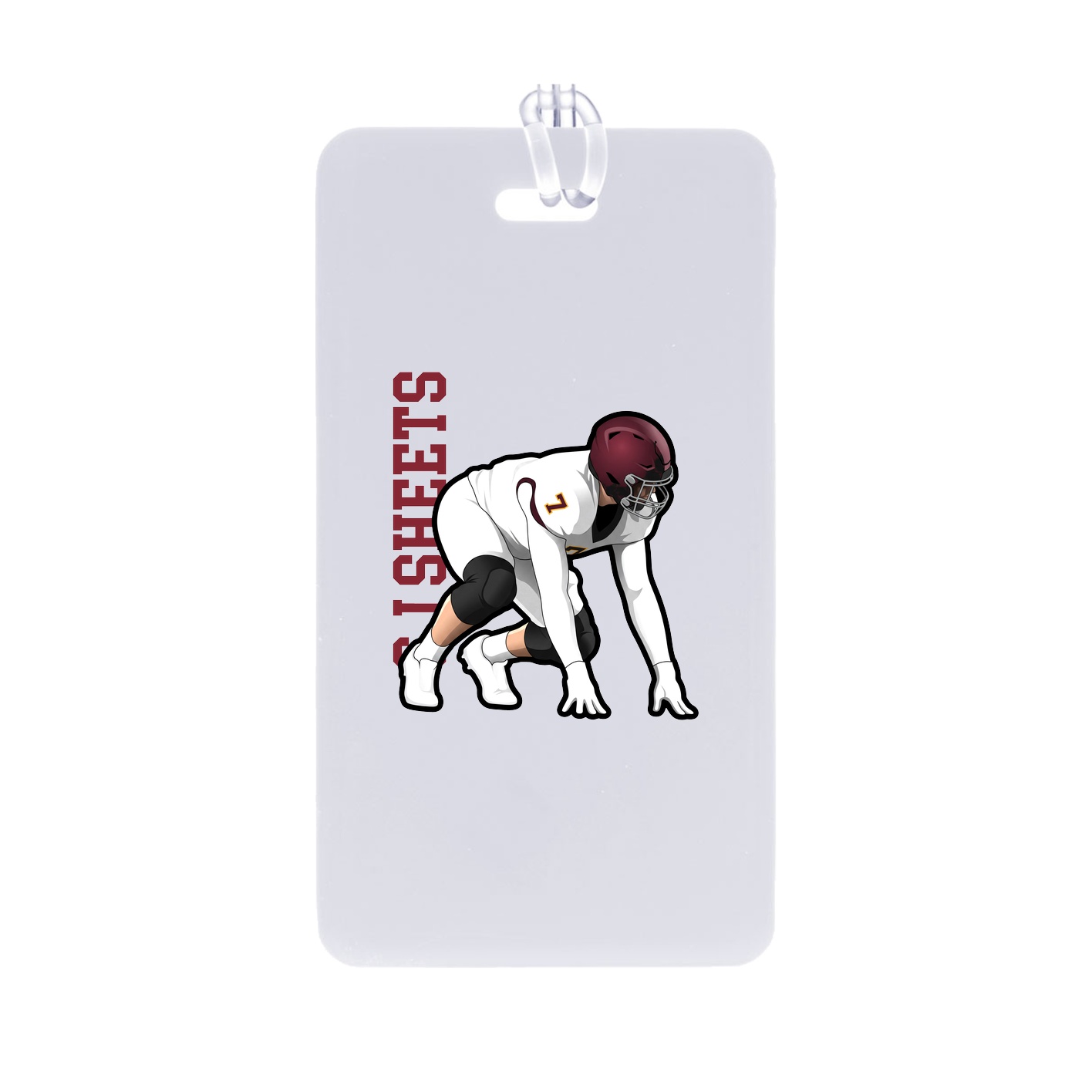 Bag Tag — Name Vertical in Classic