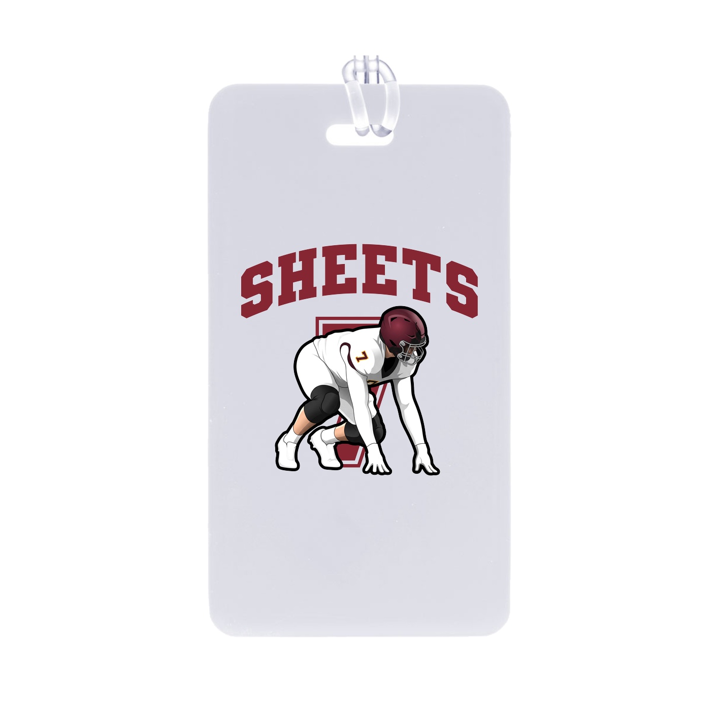 Bag Tag — Number in Classic