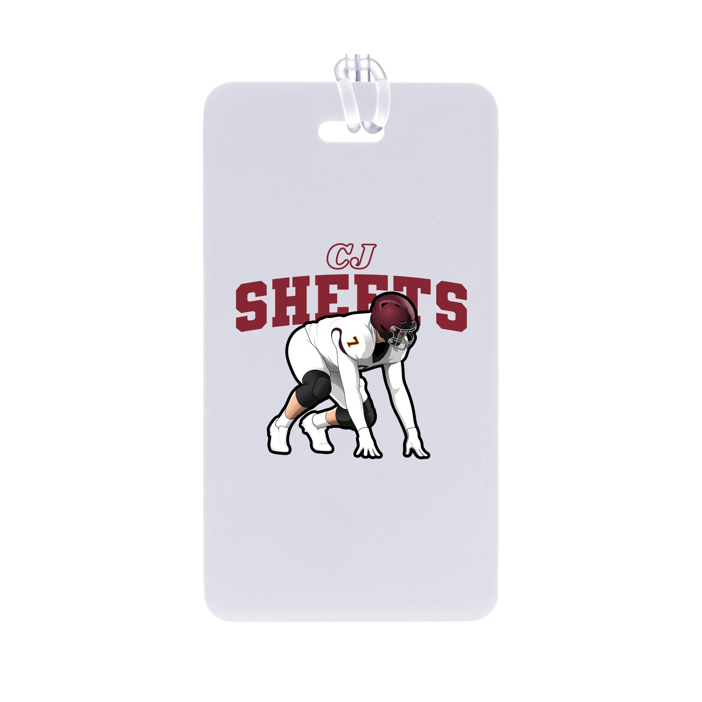 Bag Tag — Name Arch in Classic