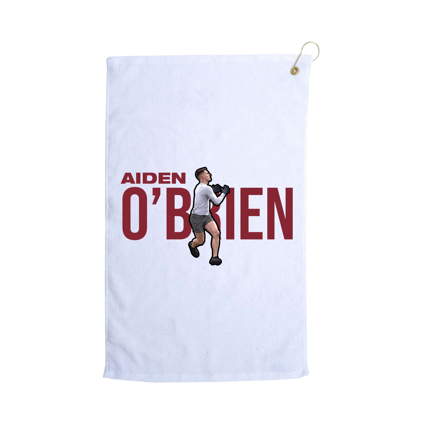 Golf Towel — Player Name in White