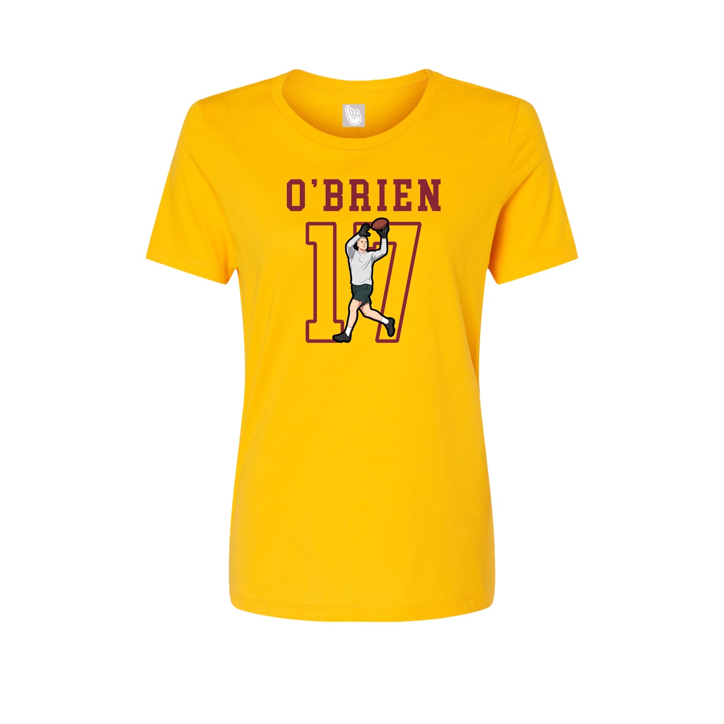 Fitted Women's Tee — Shirsey in Gold