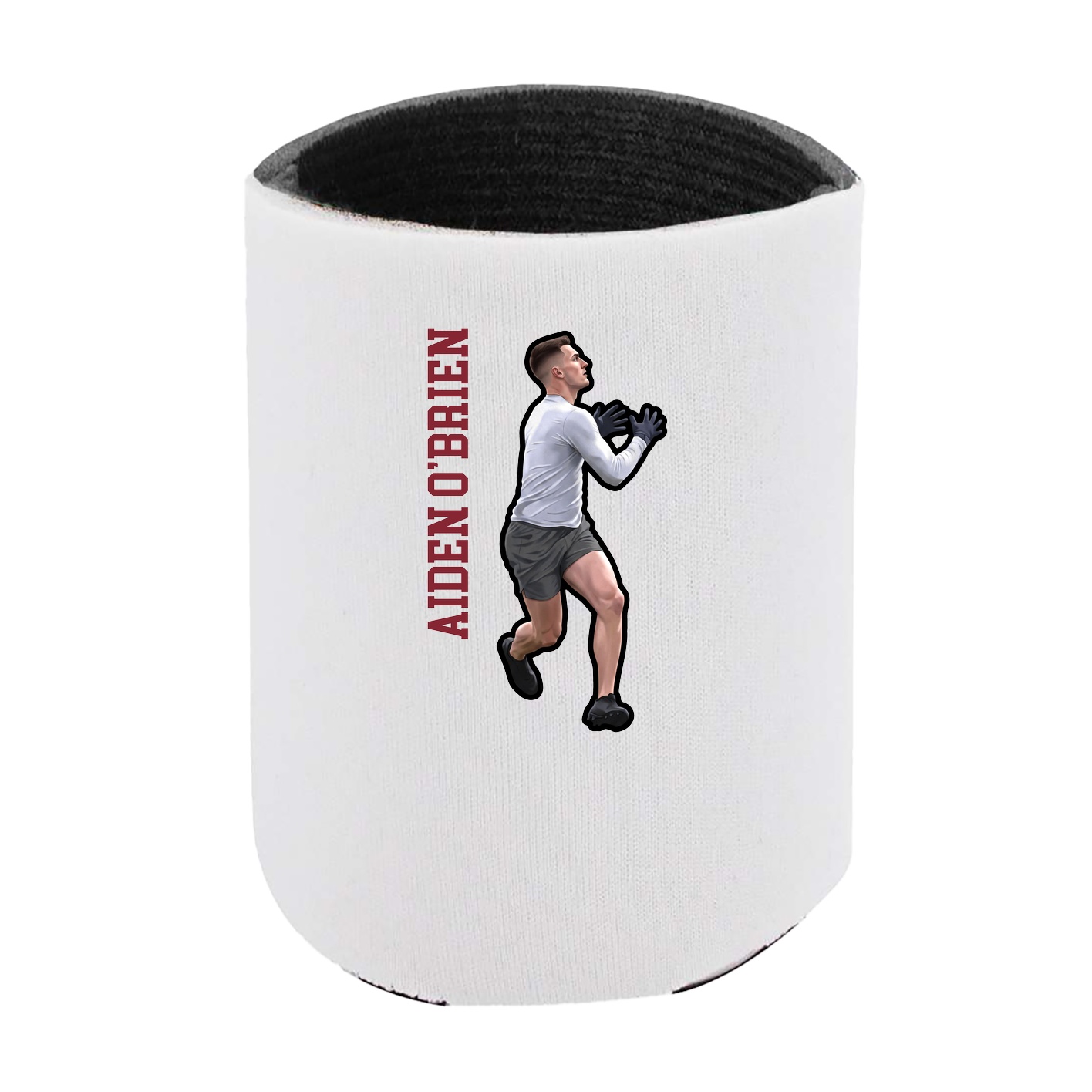 Can Holder — Name Vertical in White
