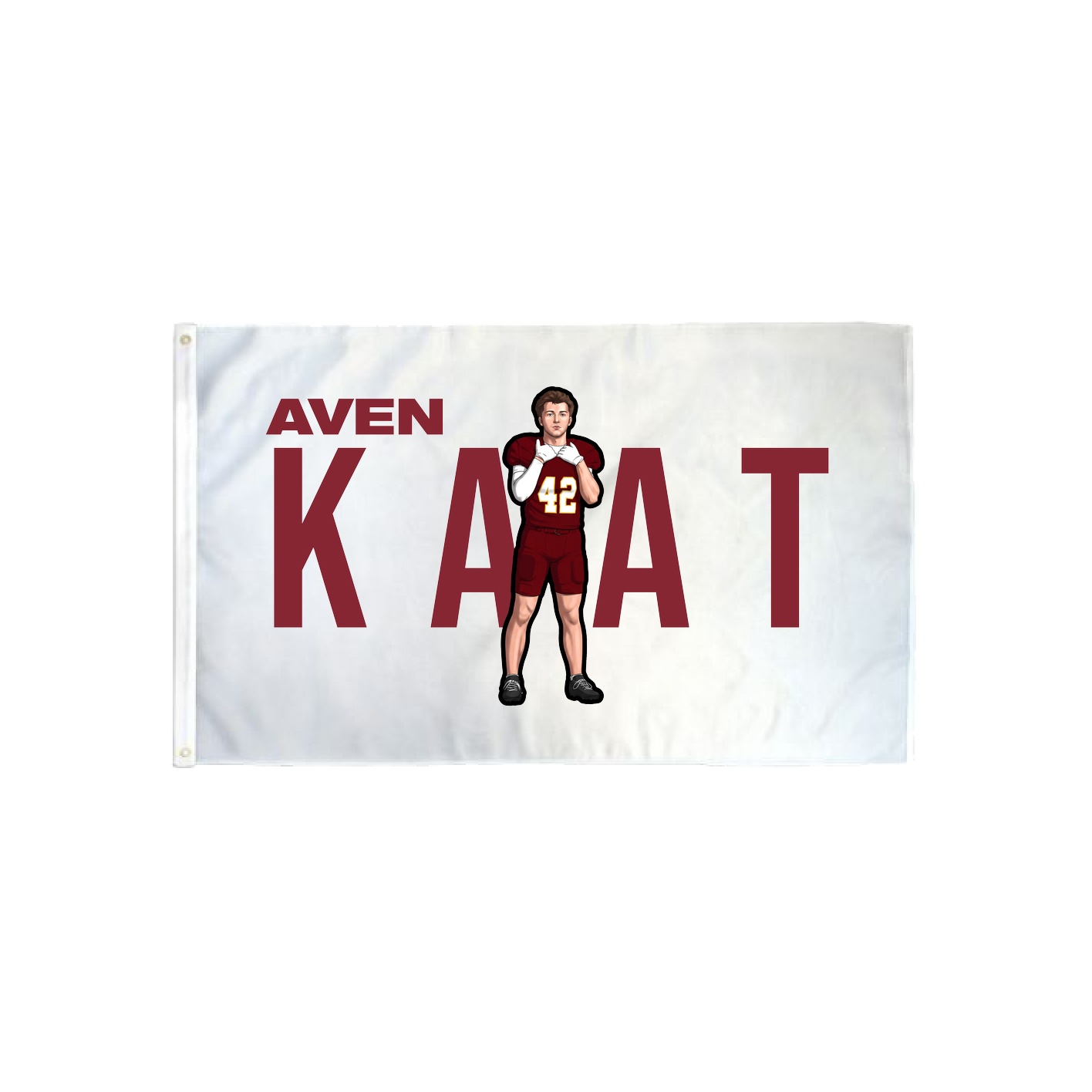 3x5 Flag — Player Name in Classic