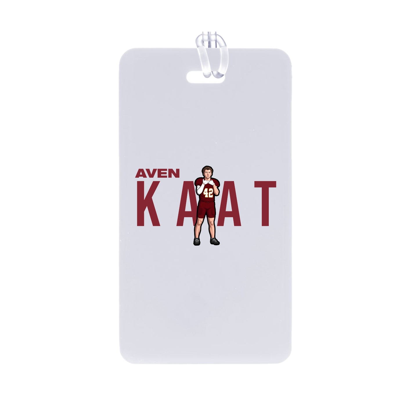 Bag Tag — Player Name in Classic