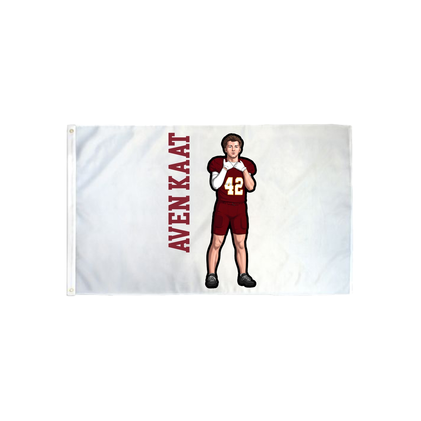 3x5 Flag — Name Vertical in Classic