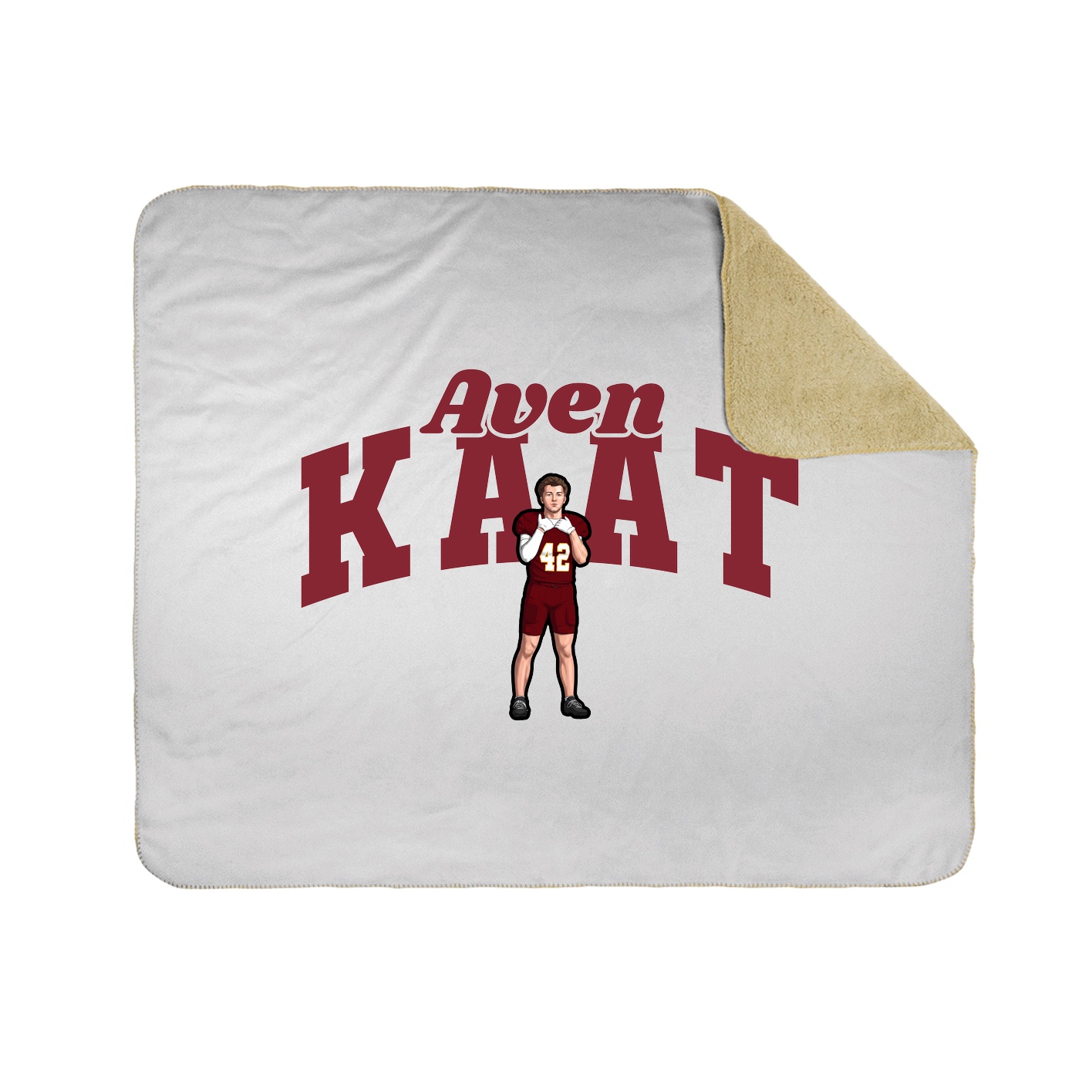Throw Blanket — Signature Arch in White
