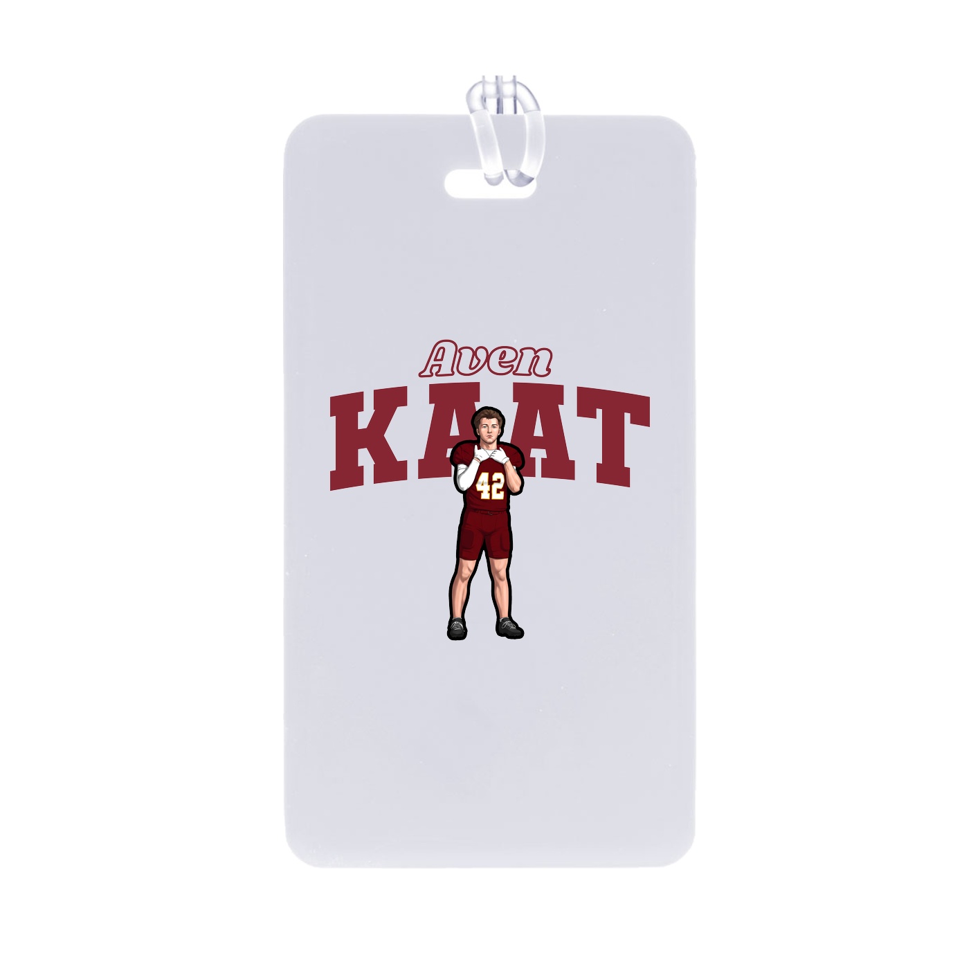 Bag Tag — Name Arch in Classic