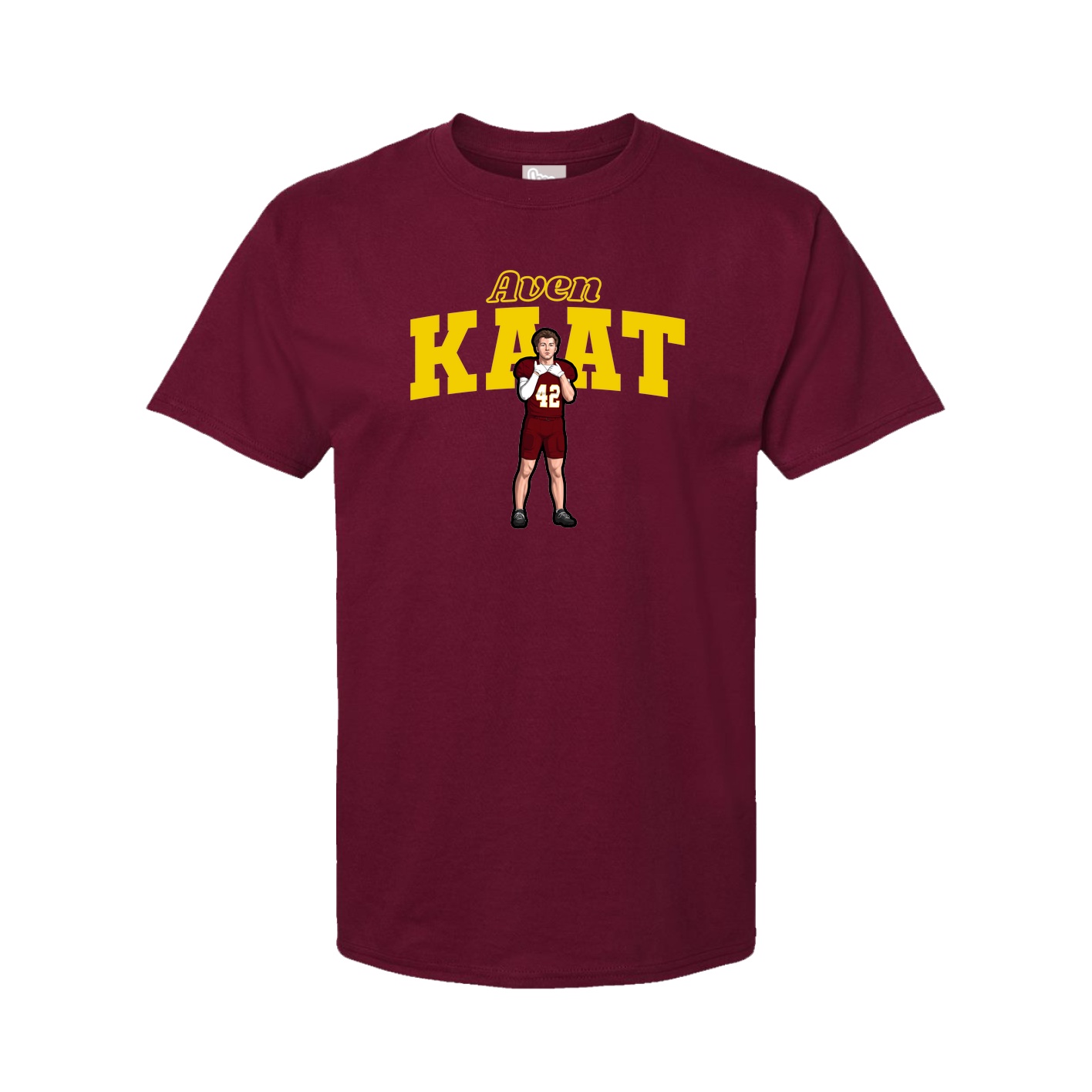 Youth Tee — Name Arch in Cardinal