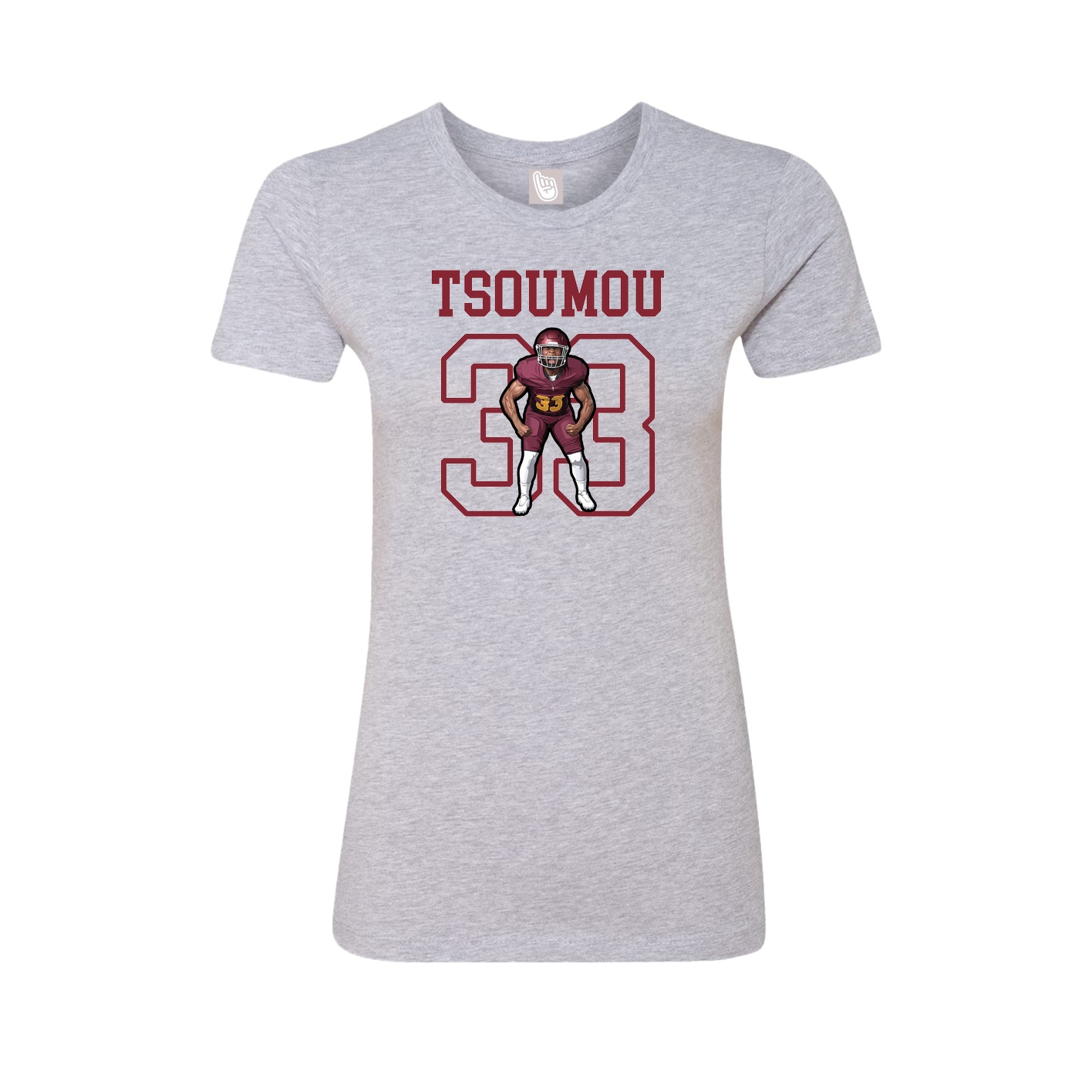 Fitted Women's Tee — Shirsey in Grey