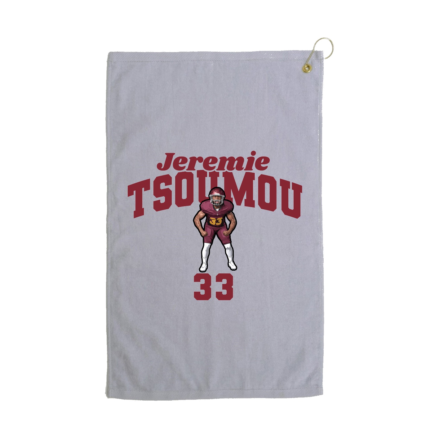 Golf Towel — Signature Arch in Grey