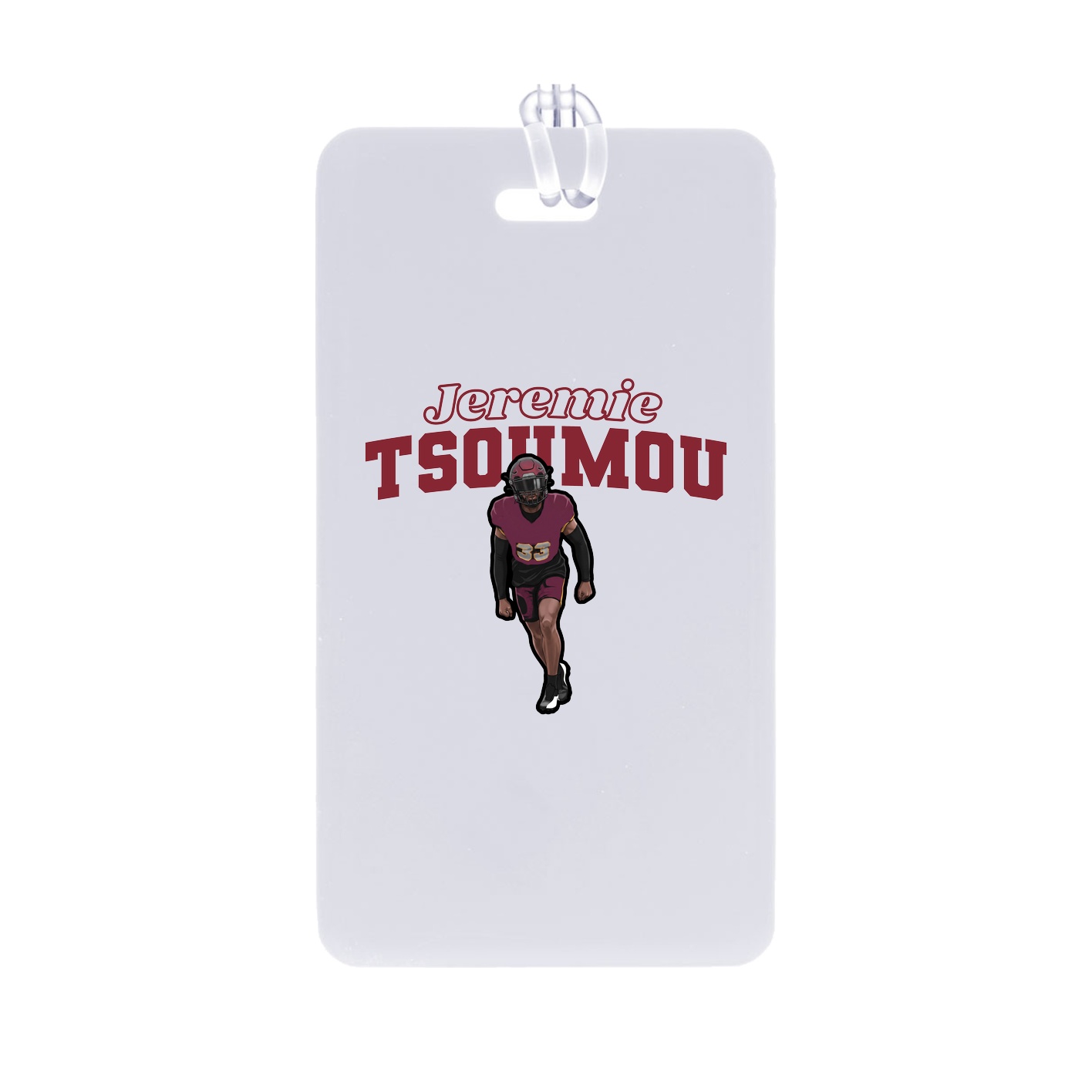 Bag Tag — Name Arch in Classic