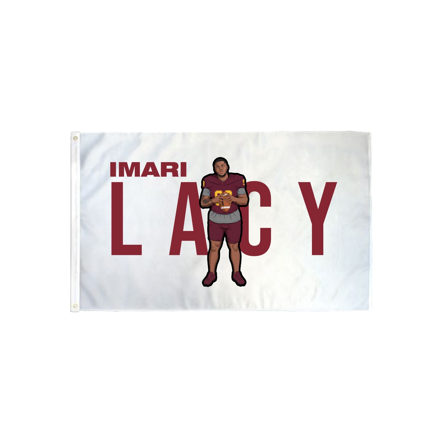 3x5 Flag — Player Name in Classic