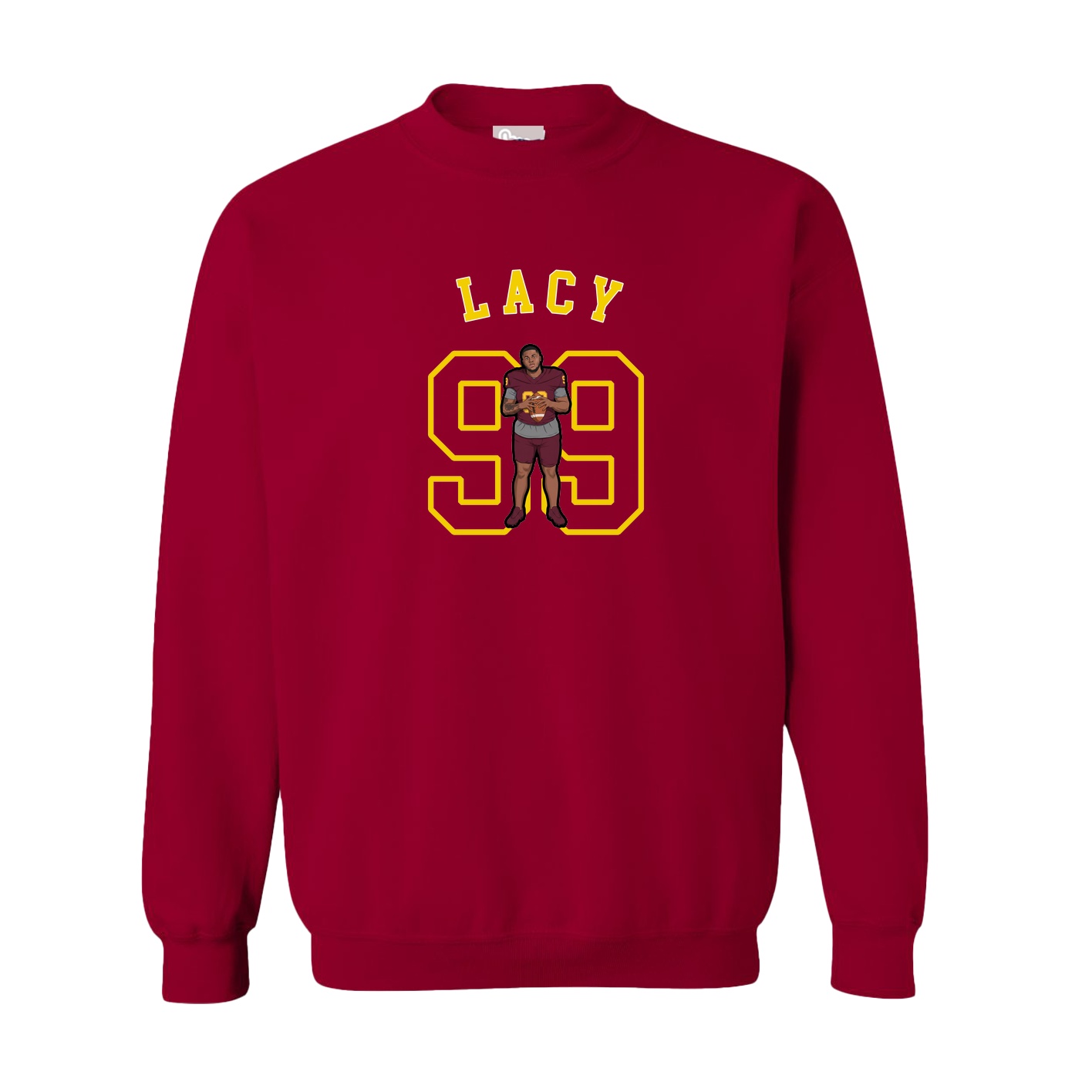 Fleece Crew — Shirsey Arch in Cardinal