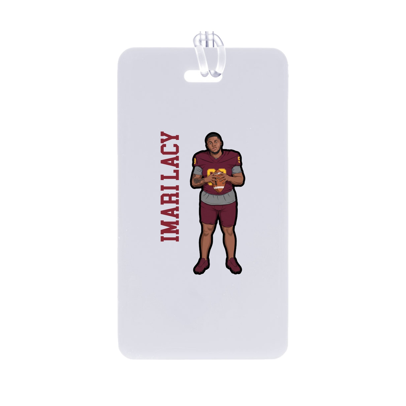 Bag Tag — Name Vertical in Classic